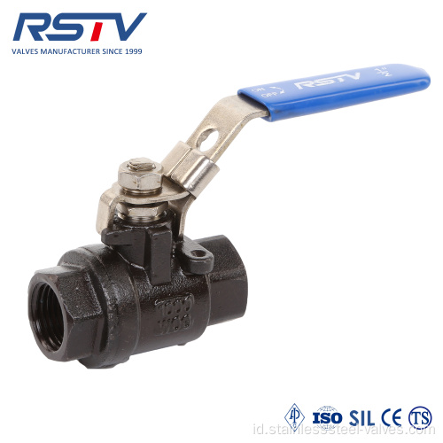 2PC Carbon Steel Floating Full Port Ball Valve